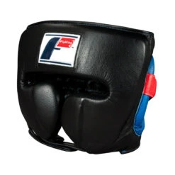 Fighting Leather Sparring Headgear -Power Punch flshg2 bk 1
