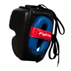 Fighting Leather Sparring Headgear -Power Punch flshg2 bk 2