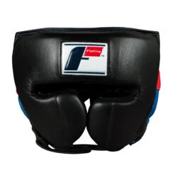 Fighting Leather Sparring Headgear -Power Punch flshg2 bk 4
