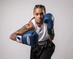 Fighting USA Boxing Competition Gloves - Elastic -Power Punch fsagus bl