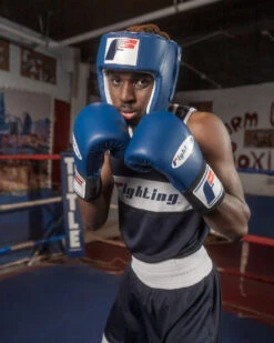 Fighting USA Boxing Competition Gloves - Elastic -Power Punch fsagus bl 1 1