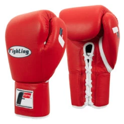 Fighting Fury Professional Lace Training Gloves -Power Punch fsftgl rd 02