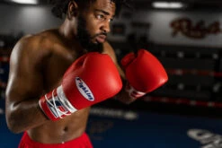 Fighting Fury Professional Lace Training Gloves -Power Punch fsftgl rd