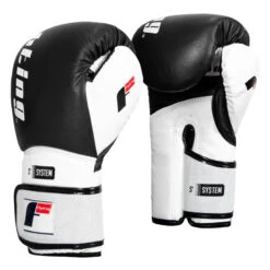 Fighting S2 GEL Power Bag Gloves -Power Punch fspgbg bk wh 0002