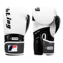 Fighting S2 GEL Power Bag Gloves -Power Punch fspgbg wh bk 001