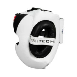 Fighting Tri-Tech Training Headgear -Power Punch fspthg wh bk 3