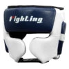 Fighting Force Leather Training Headgear -Power Punch ftghgt wh bl bk 1 1