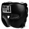 TITLE Boxing Leather Sparring Headgear 2 TITLE Boxing Leather Sparring Headgear -Power Punch fthg bk 1