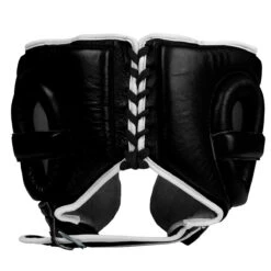 TITLE Boxing Leather Sparring Headgear -Power Punch fthg bk 4