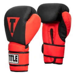 TITLE Boxing Guts And Glory Bag Gloves -Power Punch ggbg bk rd 0002