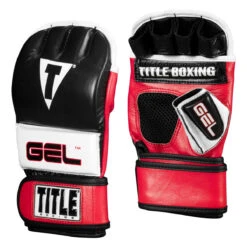 TITLE Boxing Gel Incensed Wristband Heavy Bag Gloves 10 TITLE Boxing Gel Incensed Wristband Heavy Bag Gloves -Power Punch giwhbg2 bk wh rd 02