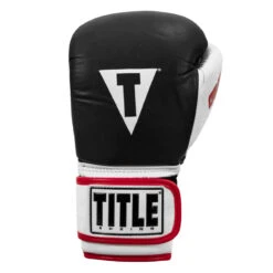 TITLE Boxing Gel World Bag Gloves 25 TITLE Boxing Gel World Bag Gloves -Power Punch gtwbg bk wh 0003