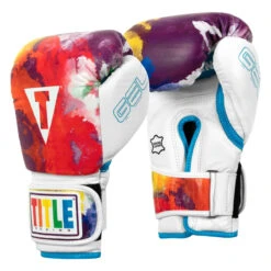 TITLE Boxing Gel World V2T Limited Edition Tie Dye Bag Gloves -Power Punch gtwbgle1 02