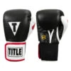 TITLE Boxing Gel World Elastic Training Gloves -Power Punch gtwge bk 01