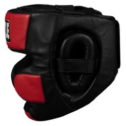 TITLE Boxing Gel Victor Sparring Headgear -Power Punch gvhg bk wh rd 3 1