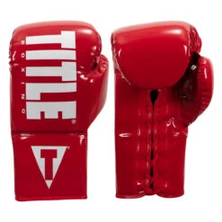 TITLE Boxing Inferno Intensity Lace Training Gloves -Power Punch itgli rd wh 001