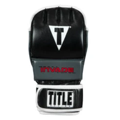 TITLE Boxing Invade Wrist Wrap Heavy Bag Gloves 2.0 -Power Punch iwhbg2 bk wh 3 1