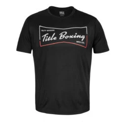 TITLE Boxing Qlty Goods Wicking Tee -Power Punch kta33 bk 1 1