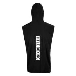 TITLE Boxing Outline Sleeveless Hoodie -Power Punch lta3 bk 3 1