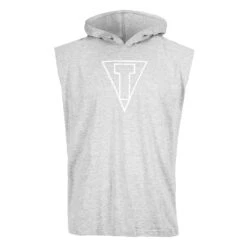 TITLE Boxing Outline Sleeveless Hoodie -Power Punch lta3 gr 1 1