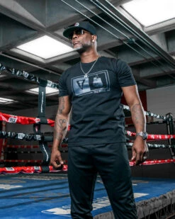 TITLE Boxing Dual-Frame Logo Tee 13 TITLE Boxing Dual-Frame Logo Tee -Power Punch lta6 bk 1 1