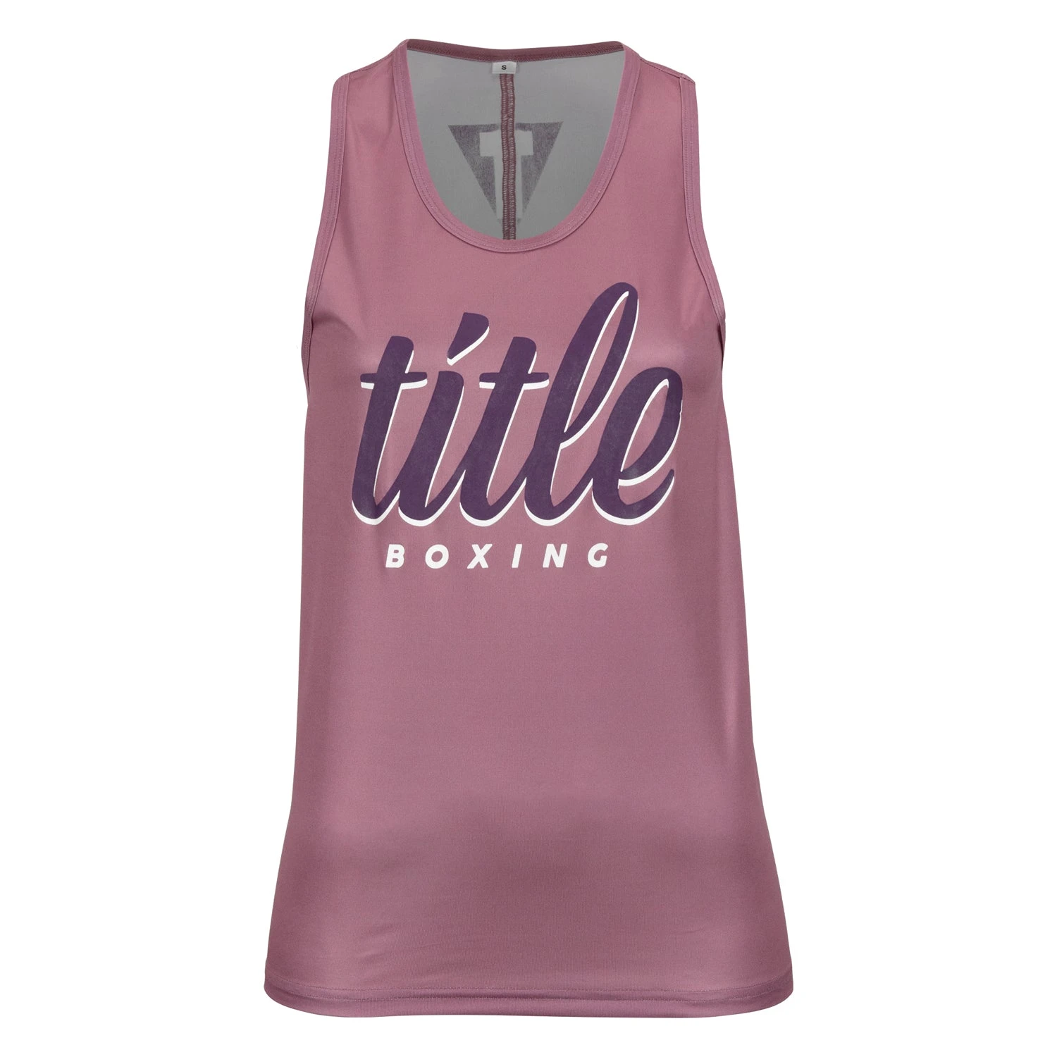 TITLE Boxing Script Racerback Women's Tank 6 TITLE Boxing Script Racerback Women's Tank - Image 4
