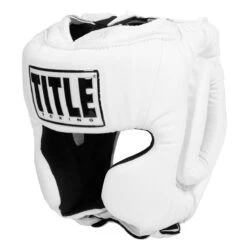 TITLE Boxing USA Boxing Masters Competition Headgear -Power Punch machx wh 1 2