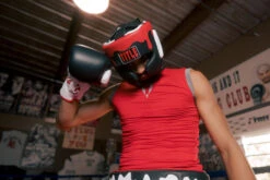 TITLE Boxing Gel Lava Leather Series Headgear -Power Punch mlvlhg 2