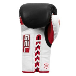 TITLE Boxing Gel Lava Leather Series Sparring Gloves -Power Punch mlvlsg wh rd bk 04