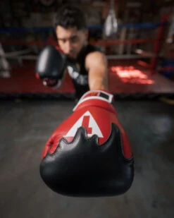 TITLE Boxing Gel Lava Leather Series Training Gloves -Power Punch mlvltg 3 1