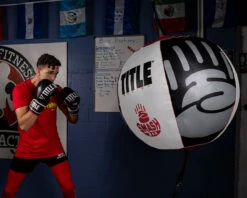 TITLE Boxing Mammoth Smash Double End Bag -Power Punch msbdeb bk wh rd 6