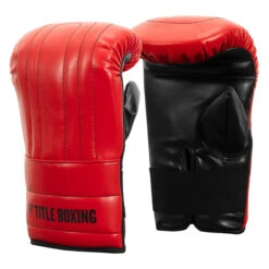 TITLE Boxing Old School Bag Gloves 3.0 11 TITLE Boxing Old School Bag Gloves 3.0 -Power Punch ostbg3 rd bk 02