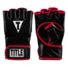 TITLE MMA Perform Hybrid Sparring Gloves 2.0 -Power Punch phsg2 bk rd 1 1