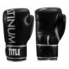 TITLE Platinum Prolific Boxing Bag Gloves 2 TITLE Platinum Prolific Boxing Bag Gloves -Power Punch plbg bk sv 1 1