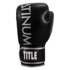 TITLE Platinum Prolific Boxing Bag Gloves -Power Punch plbg bk sv 3 1