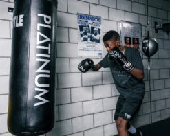 TITLE Platinum Prolific Boxing Bag Gloves -Power Punch plbg bk sv 3 1