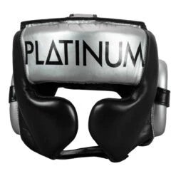 TITLE Platinum Traditional Training Headgear -Power Punch plhgt bk sv 2 1 1