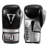 TITLE Platinum Prolific Training Gloves 2 TITLE Platinum Prolific Training Gloves -Power Punch pltg sv bk 1 2