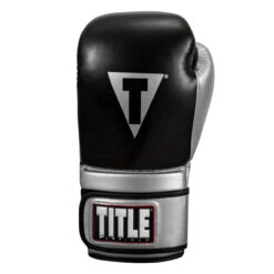 TITLE Platinum Prolific Training Gloves -Power Punch pltg sv bk 3 1