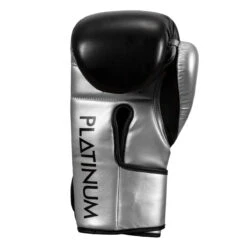 TITLE Platinum Prolific Training Gloves -Power Punch pltg sv bk 4 1