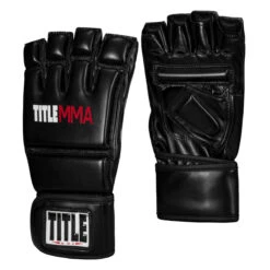 TITLE MMA Perform Bag Gloves -Power Punch pmbg2 bk 2 1