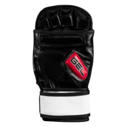 TITLE MMA Perform Gel Bag Gloves 2.0 -Power Punch pmgbg2 bk rd 04
