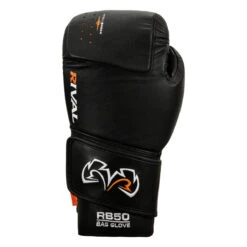 Rival Boxing Intelli-Shock Leather Bag Gloves -Power Punch rb50 bk 3 1