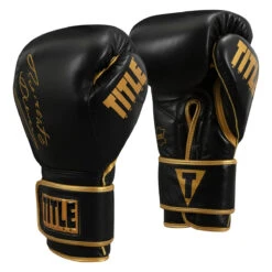 TITLE Boxing Roberto Duran Signature Leather Bag Gloves 11 TITLE Boxing Roberto Duran Signature Leather Bag Gloves -Power Punch rdbg 02