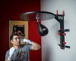 TITLE Boxing Fold-Away Adjustable Speed Bag Platform 2.0 -Power Punch sbpfak2 3 1