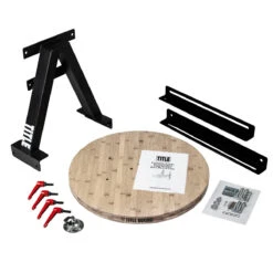 TITLE Boxing Forged Steel Adjustable Pro Speed Bag Platform -Power Punch sbppfsa 001