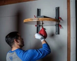 TITLE Boxing Forged Steel Adjustable Pro Speed Bag Platform -Power Punch sbppfsak 5