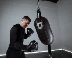 SCYntz Leather Double End Heavy Bag -Power Punch scydebhb bk gr 1 2