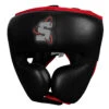 SCYntz Leather Headgear 2 SCYntz Leather Headgear -Power Punch scyhg bk rd 1 1