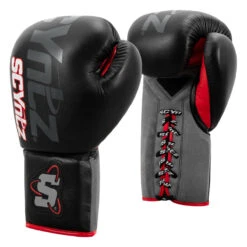 SCYntz Leather Sparring Gloves -Power Punch scysg bk 02 4